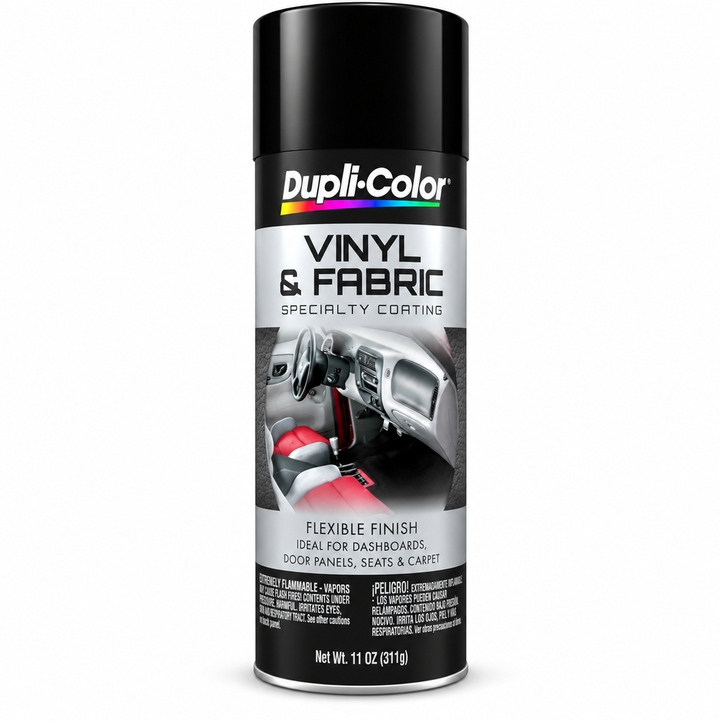 [VP106] Pintura Spray Auto Dupli-color Vinilo Tela Plastico Negro Mate