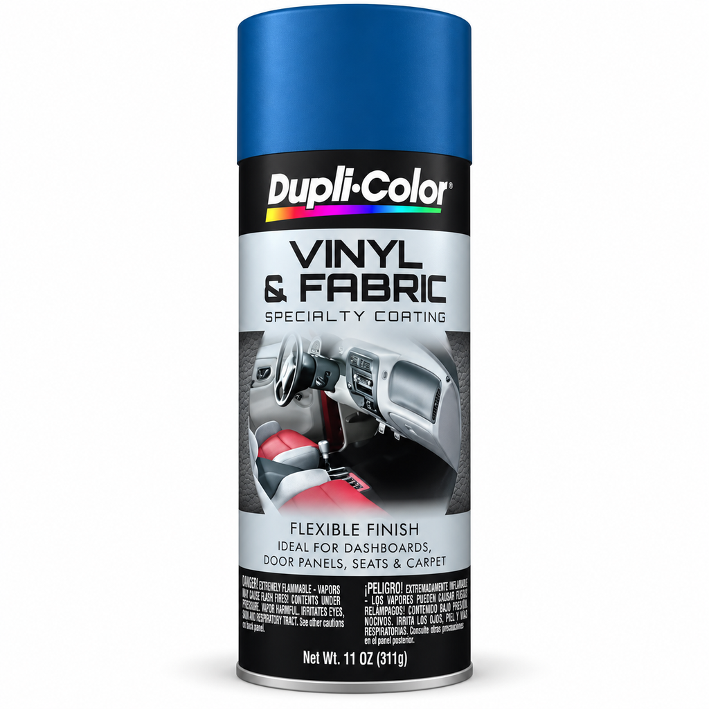[HVP102] Dupli-Color Vinyl & Fabric Azul 311g – Pintura Spray para Interior Automotriz