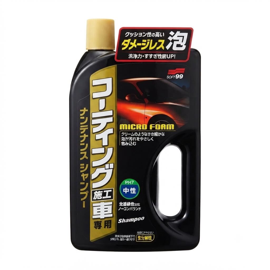[Shampoo_coated_Soft99] Shampoo Auto Soft99 Micro Foam Mantención Cerámico Ph Neutro