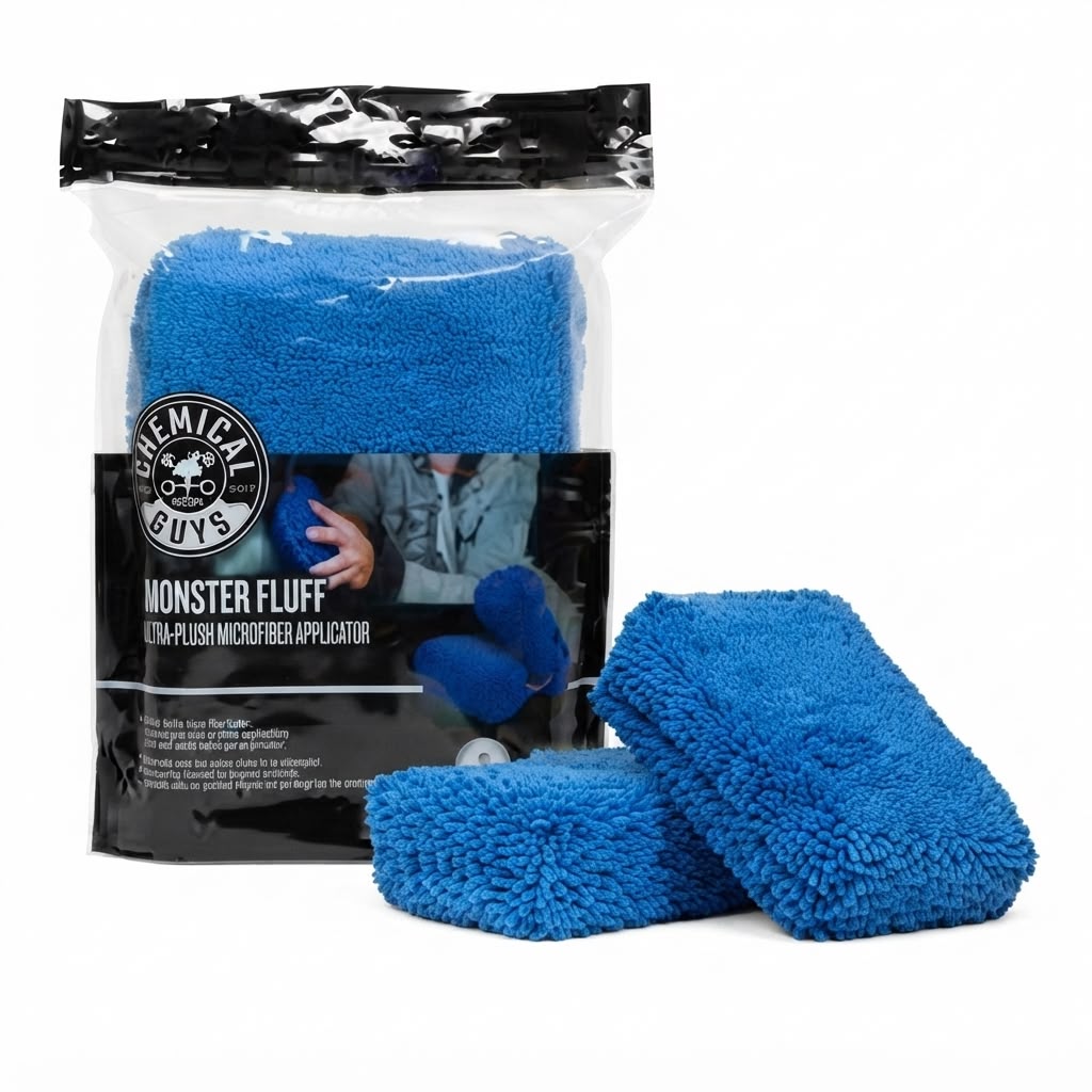 [MIC28602] Aplicador Microfibra Ultra Suave Chemical Guys Monster Fluff