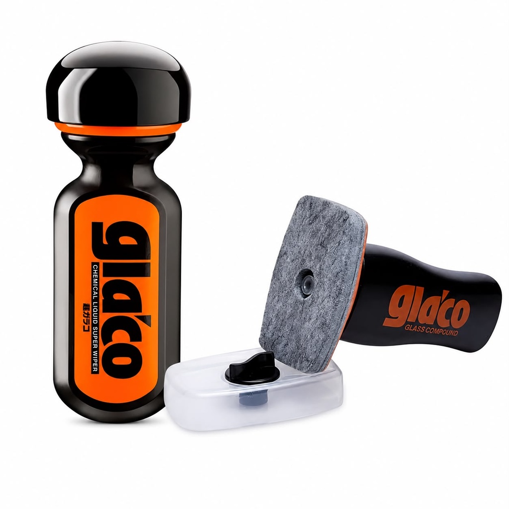 [Kit Glaco] Kit Soft99 Glaco Pulidor Y Repelente Lluvia Parabrisas Auto